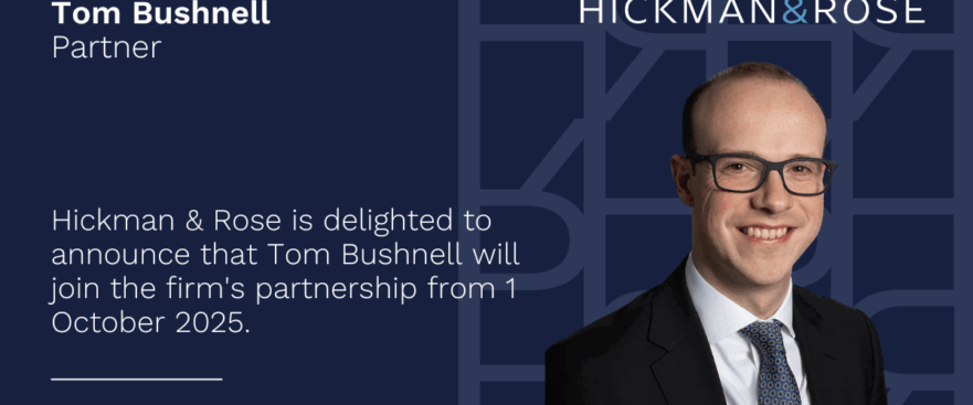 Tom Bushnell Hickman & Rose partner